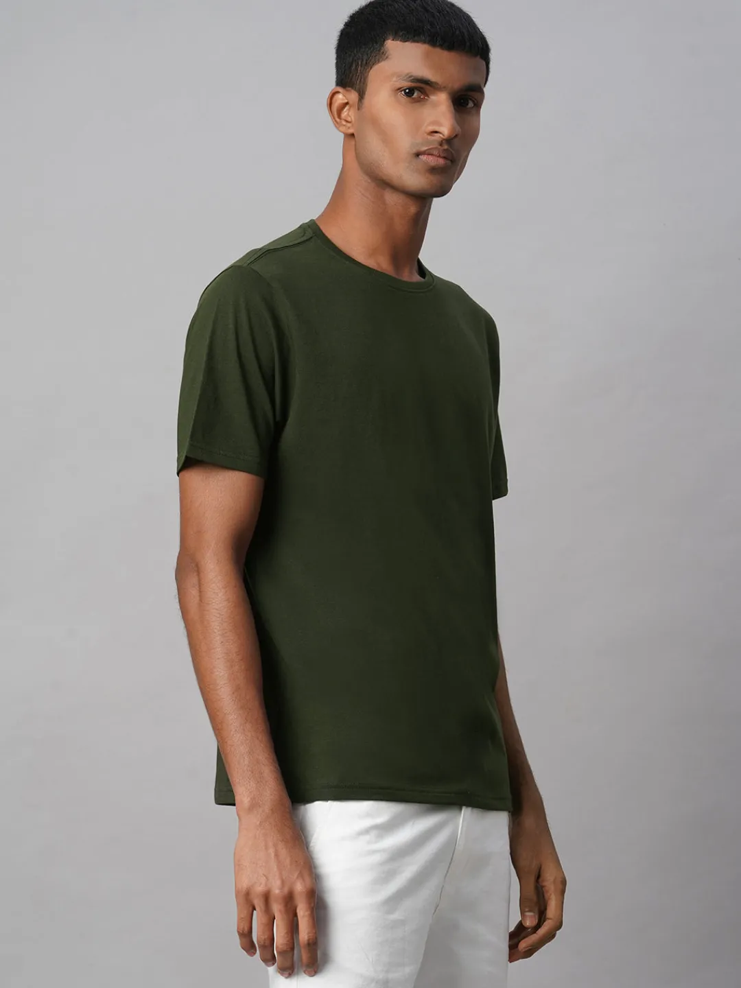 Cottonworld Regular Fit | Basic^Men's 100% Cotton Regular Fit Tshirt
