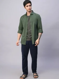 Cottonworld Regular Fit^Men's Cotton Elastane Regular Fit Tshirt