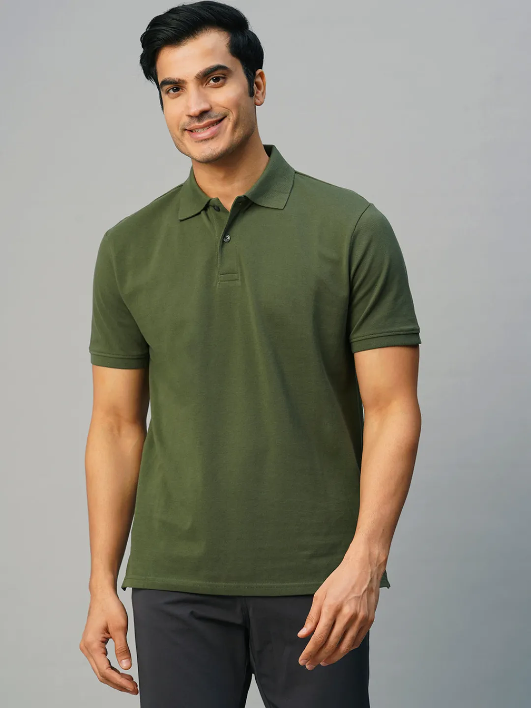 Cottonworld Regular Fit | Polo^Men's Cotton Regular Fit Tshirt