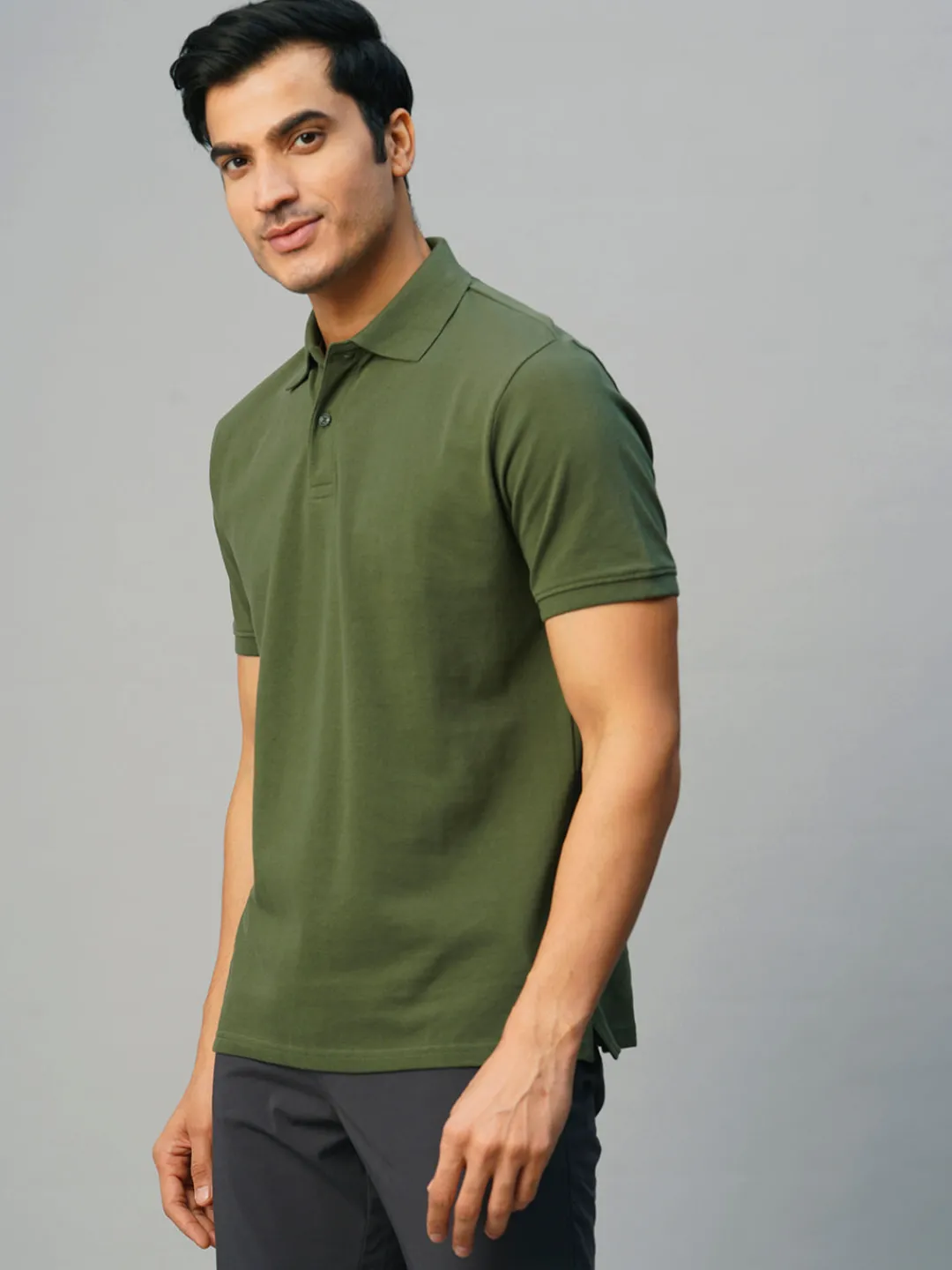 Cottonworld Regular Fit | Polo^Men's Cotton Regular Fit Tshirt