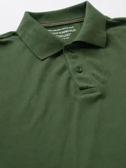 Cottonworld Regular Fit | Polo^Men's Cotton Regular Fit Tshirt