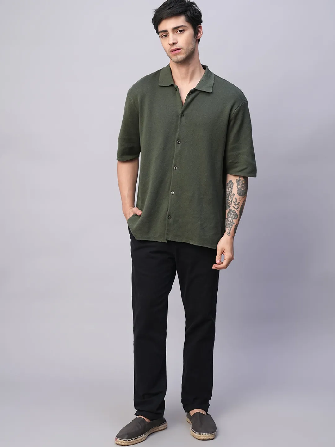 Cottonworld Regular Fit^Men's 100% Cotton Regular Fit Tshirt