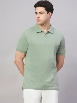 Cottonworld Regular Fit | Polo^Men's 100% Cotton Regular Fit Tshirt