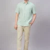 Women Cottonworld 100% Linen Shirts | 100% Linen Shirts^Men's 100% Linen Regular Fit Shirt