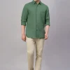 Women Cottonworld 100% Linen Shirts | 100% Linen Shirts^Men's 100% Linen Regular Fit Shirt