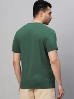 Cottonworld Men | Regular Fit^Men's Cotton Bamboo Elastane Regular Fit Tshirt