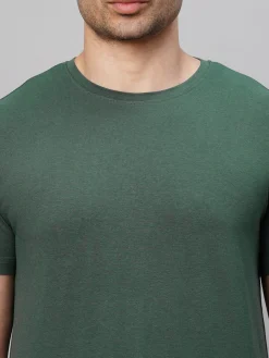 Cottonworld Men | Regular Fit^Men's Cotton Bamboo Elastane Regular Fit Tshirt