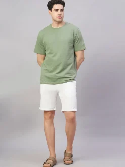 Cottonworld Regular Fit | Basic^Men's Cotton Elastane Regular Fit Tshirt