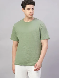 Cottonworld Regular Fit | Basic^Men's Cotton Elastane Regular Fit Tshirt