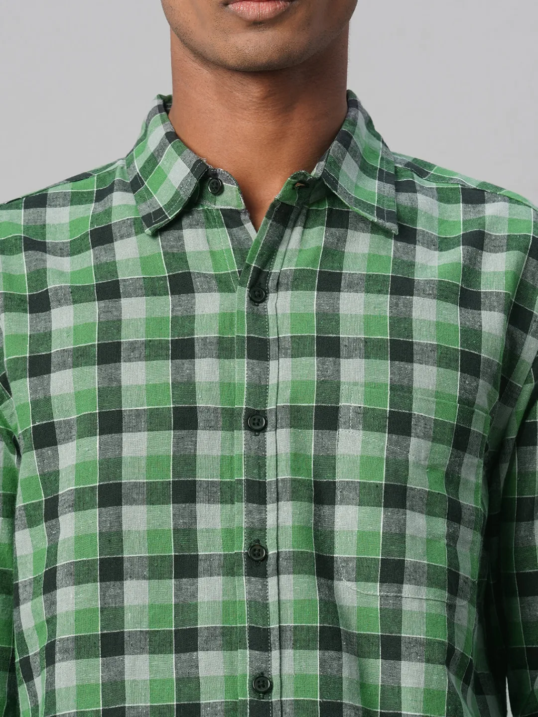 Women Cottonworld Shirts | Shirts^Men's Cotton Linen Regular Fit Shirt
