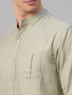 Women Cottonworld Solid | Solid^Men's Cotton Modal Regular Fit Shirt