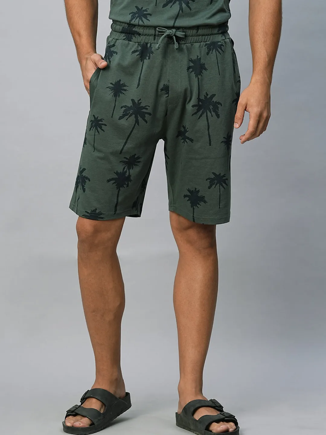 Cottonworld Mens Co-Ord Sets^Men's Cotton Regular Fit Shorts