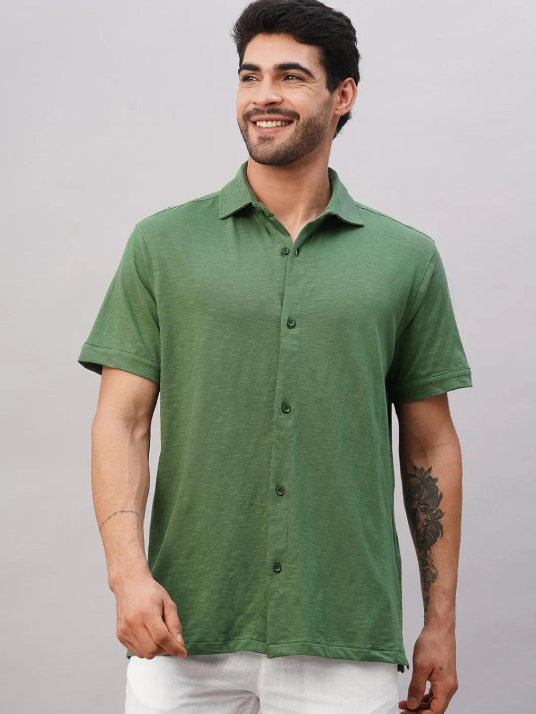 Cottonworld Regular Fit^Men's Cotton Regular Fit Tshirt