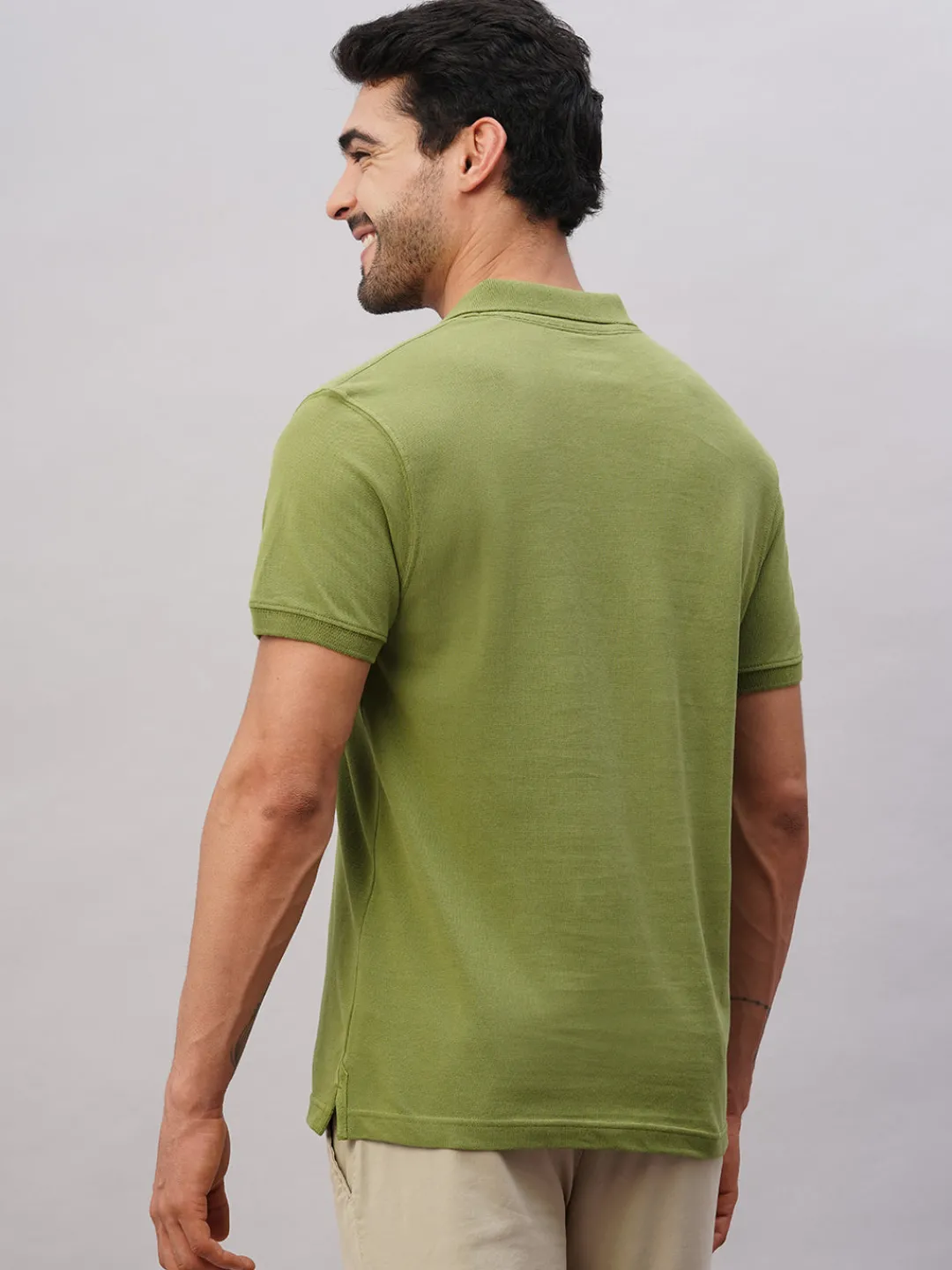 Cottonworld Regular Fit | Polo^Men's Cotton Regular Fit Tshirt