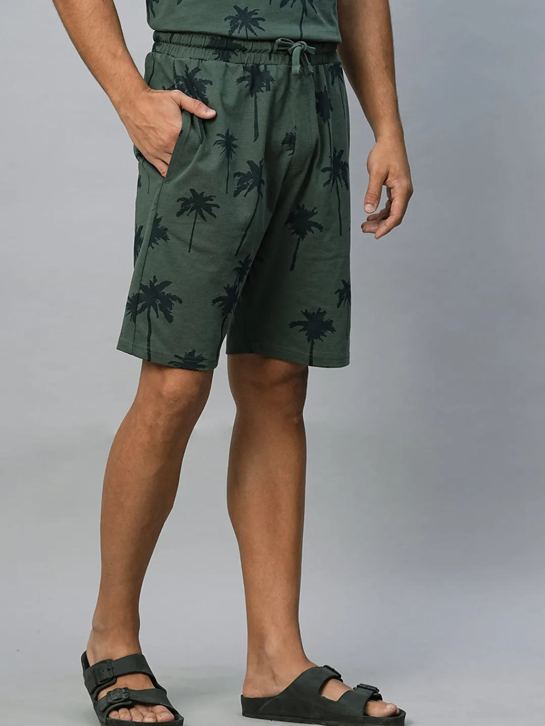 Cottonworld Mens Co-Ord Sets^Men's Cotton Regular Fit Shorts