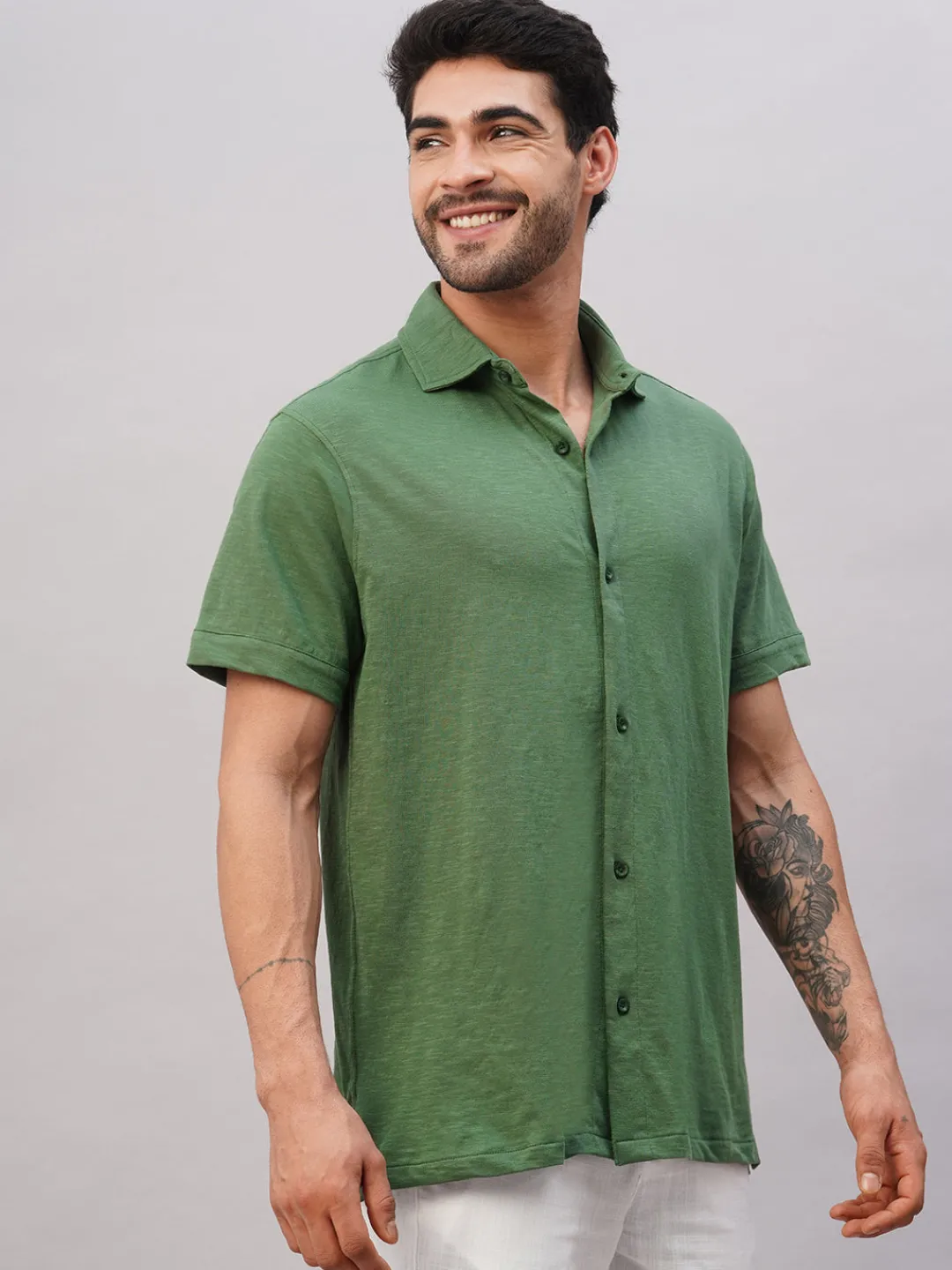 Cottonworld Regular Fit^Men's Cotton Regular Fit Tshirt