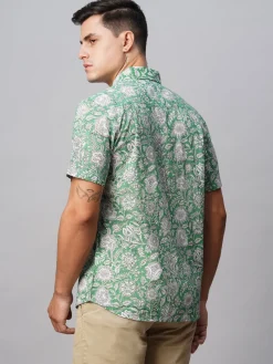 Women Cottonworld Print | Print^Men's Cotton Regular Fit Printed Shirt