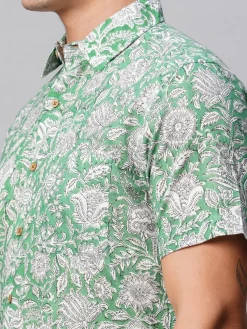 Women Cottonworld Print | Print^Men's Cotton Regular Fit Printed Shirt