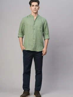 Women Cottonworld Shirts | Shirts^Men's Linen Regular Fit Shirt