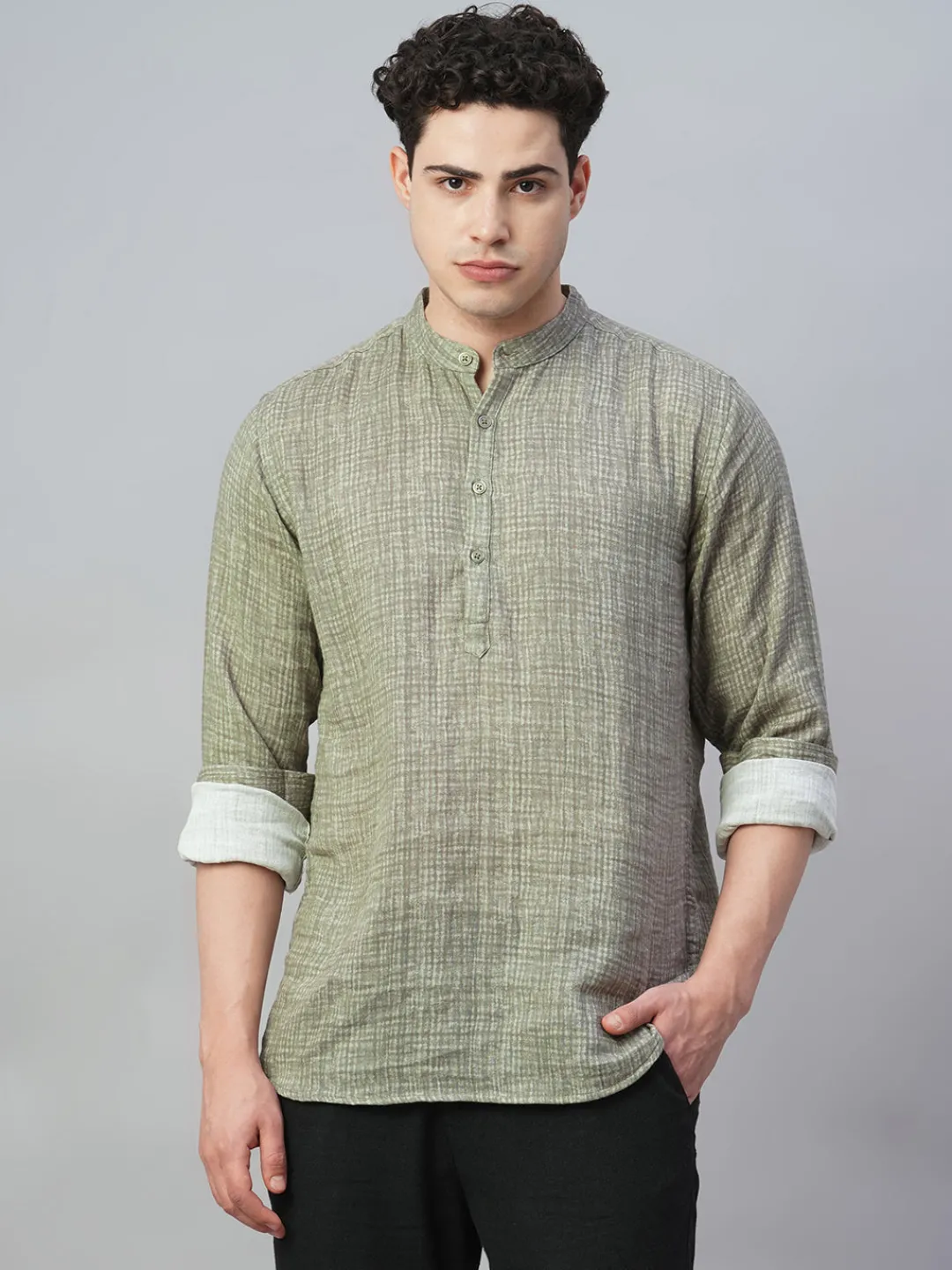 Women Cottonworld Solid | Solid^Men's 100% Cotton Regular Fit Shirt