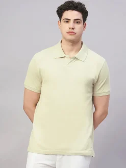 Cottonworld Regular Fit | Polo^Men's 100% Cotton Regular Fit Tshirt