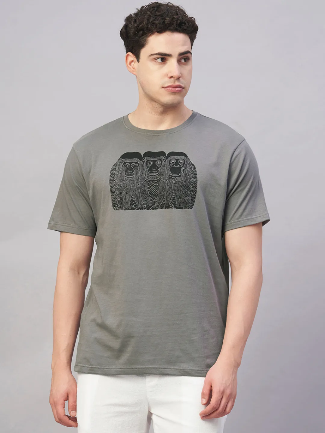 Cottonworld Regular Fit | Basic^Men's 100% Cotton Regular Fit Tshirt