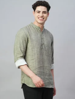 Women Cottonworld Solid | Solid^Men's 100% Cotton Regular Fit Shirt