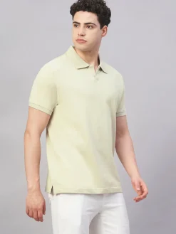 Cottonworld Regular Fit | Polo^Men's 100% Cotton Regular Fit Tshirt