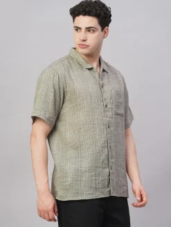 Women Cottonworld Solid | Solid^Men's 100% Cotton Regular Fit Shirt