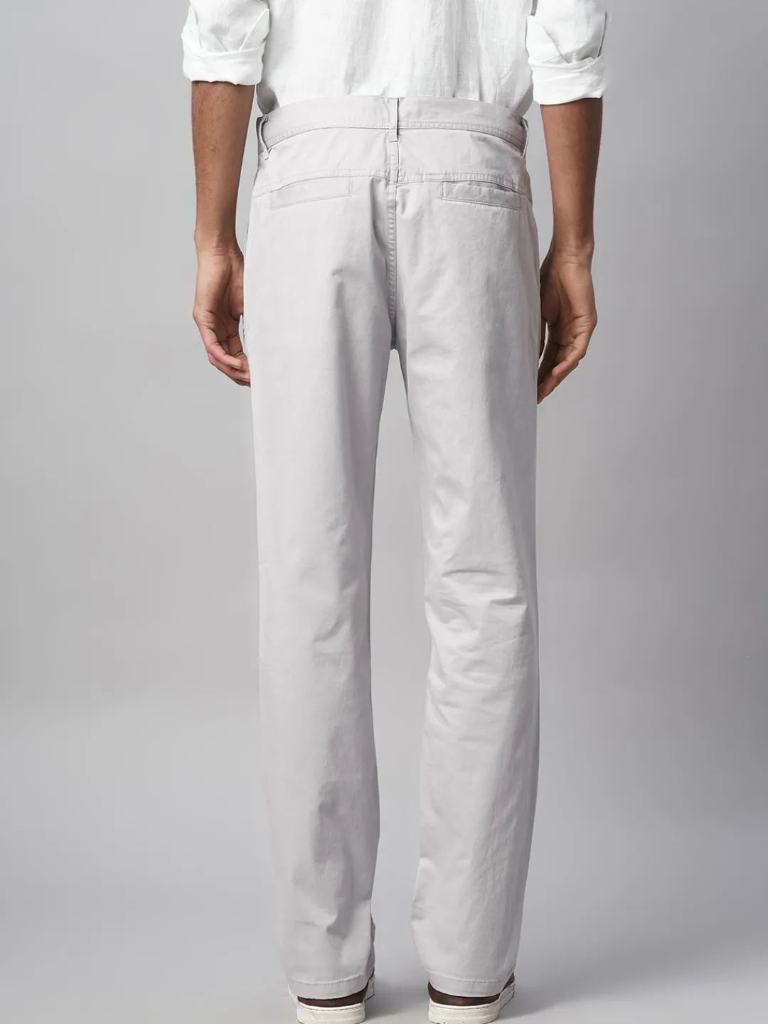 Cottonworld Regular Fit^Men's Cotton Lycra Regular Fit Pant