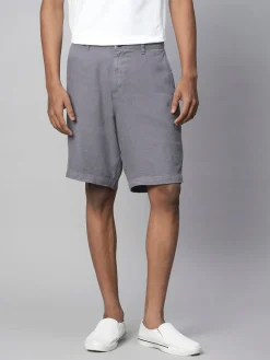Cottonworld Clearance Mens Shorts^Men's Linen Viscose Regular Fit Shorts