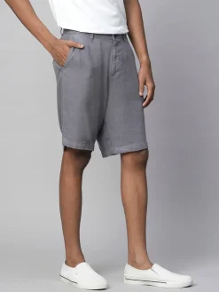 Cottonworld Clearance Mens Shorts^Men's Linen Viscose Regular Fit Shorts