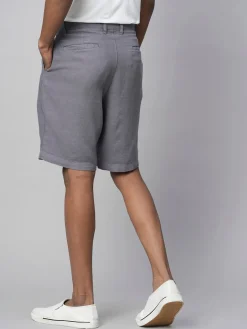 Cottonworld Clearance Mens Shorts^Men's Linen Viscose Regular Fit Shorts