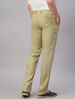 Cottonworld 100% Linen Pants | 100% Linen Pants^Men's 100% Linen Regular Fit Pant
