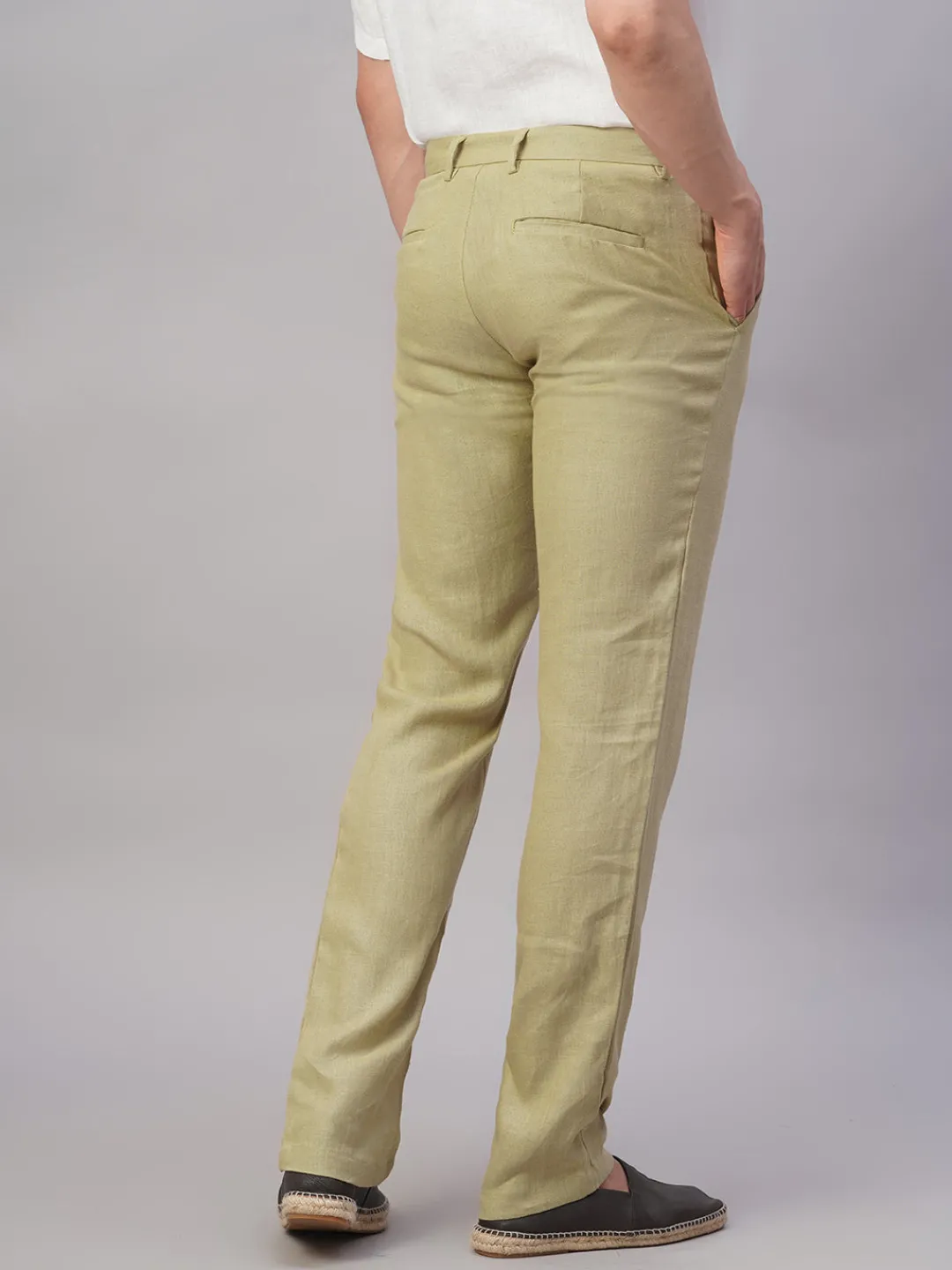 Cottonworld 100% Linen Pants | 100% Linen Pants^Men's 100% Linen Regular Fit Pant