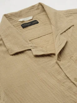 Women Cottonworld Solid | Solid^Men's Cotton Loose Fit Shirt