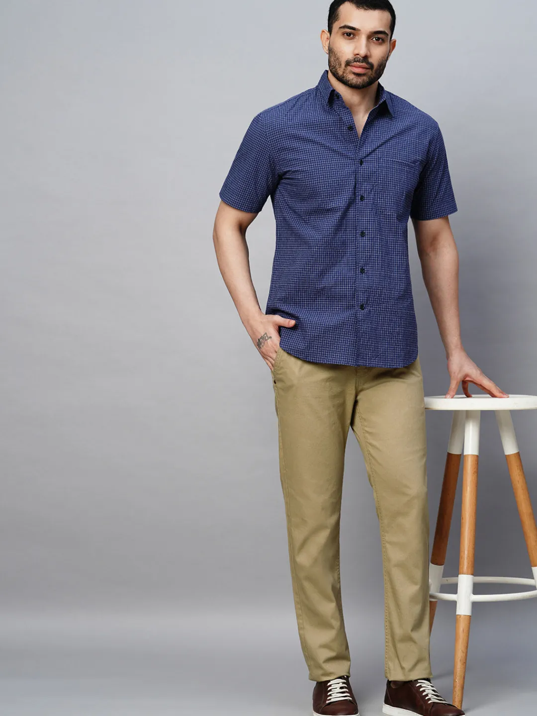Cottonworld Slim Fit | Casual^Men's Cotton Lycra Slim Fit Pant