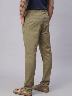 Cottonworld Casual | Slim Fit^Men's Cotton Lycra Slim Fit Pant
