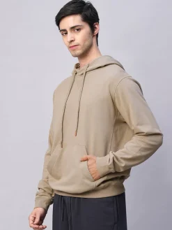 Cottonworld Men | Regular Fit^Men's Organic Cotton Regular Fit Hoodie Sweatshirt