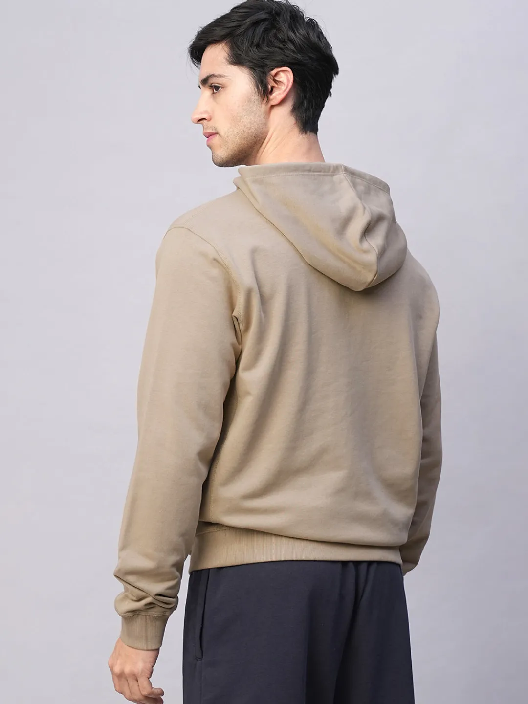 Cottonworld Men | Regular Fit^Men's Organic Cotton Regular Fit Hoodie Sweatshirt