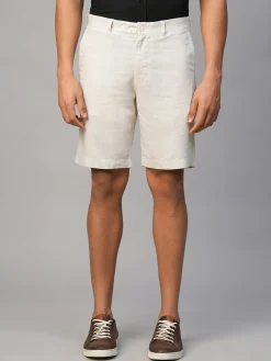 Cottonworld Clearance Mens Shorts^Men's Viscose Linen Regular Fit Shorts