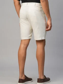 Cottonworld Clearance Mens Shorts^Men's Viscose Linen Regular Fit Shorts