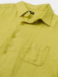 Women Cottonworld 100% Linen Shirts | 100% Linen Shirts^Men's 100% Linen Regular Fit Shirt