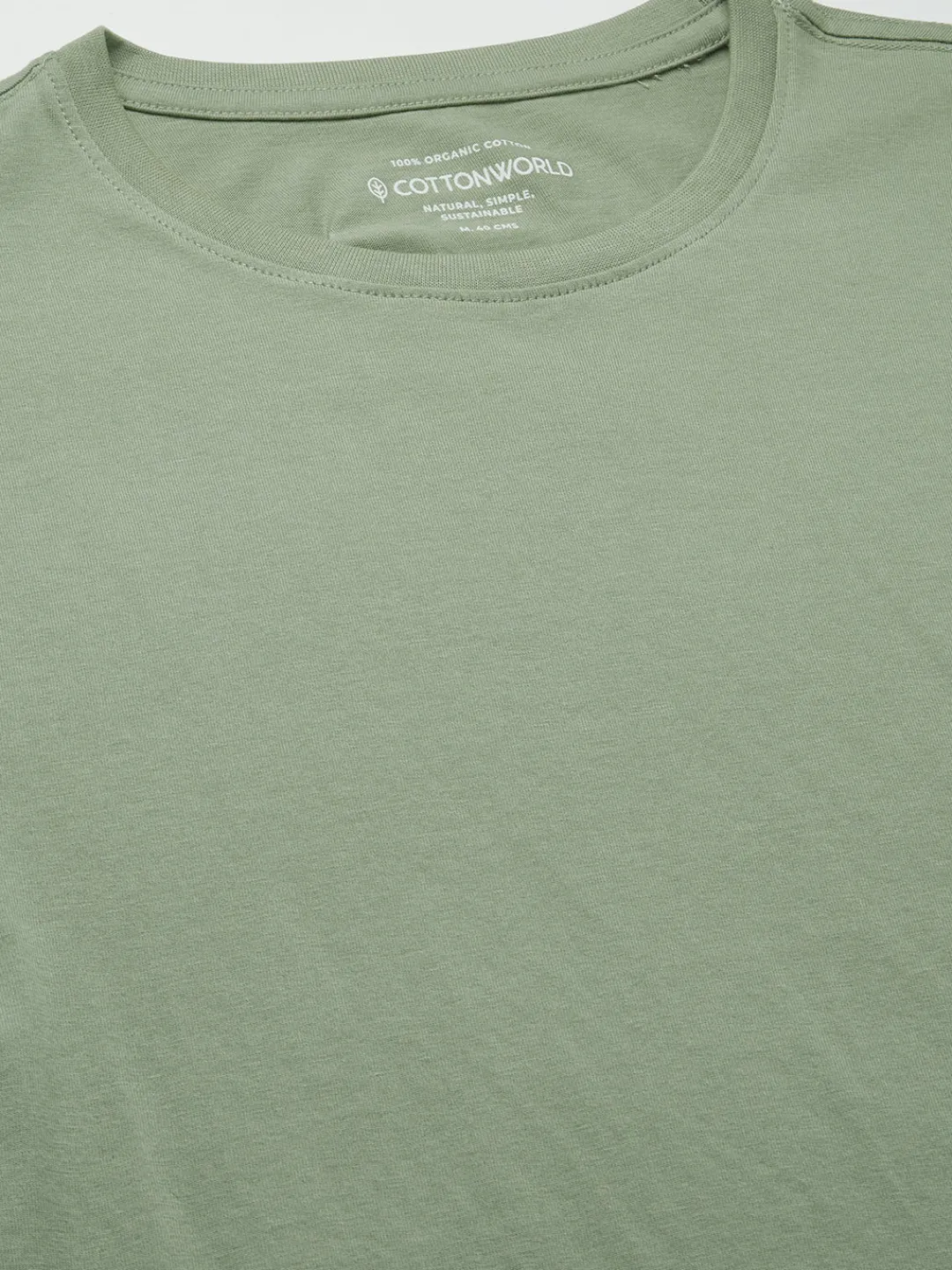 Cottonworld Regular Fit | Basic^Men's 100% Cotton Regular Fit Tshirt