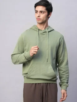 Cottonworld Men | Regular Fit^Men's Organic Cotton Regular Fit Hoodie Sweatshirt