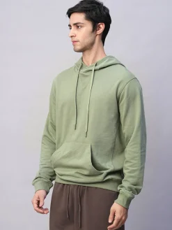 Cottonworld Men | Regular Fit^Men's Organic Cotton Regular Fit Hoodie Sweatshirt