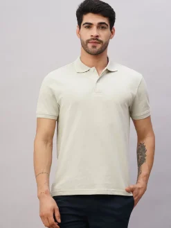 Cottonworld Regular Fit | Polo^Men's Cotton Regular Fit Tshirt