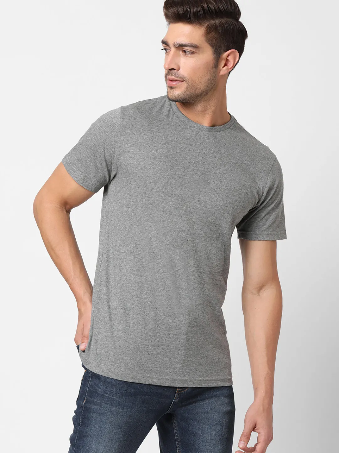 Cottonworld Regular Fit | Basic^Men's Cotton Regular Fit Tshirts