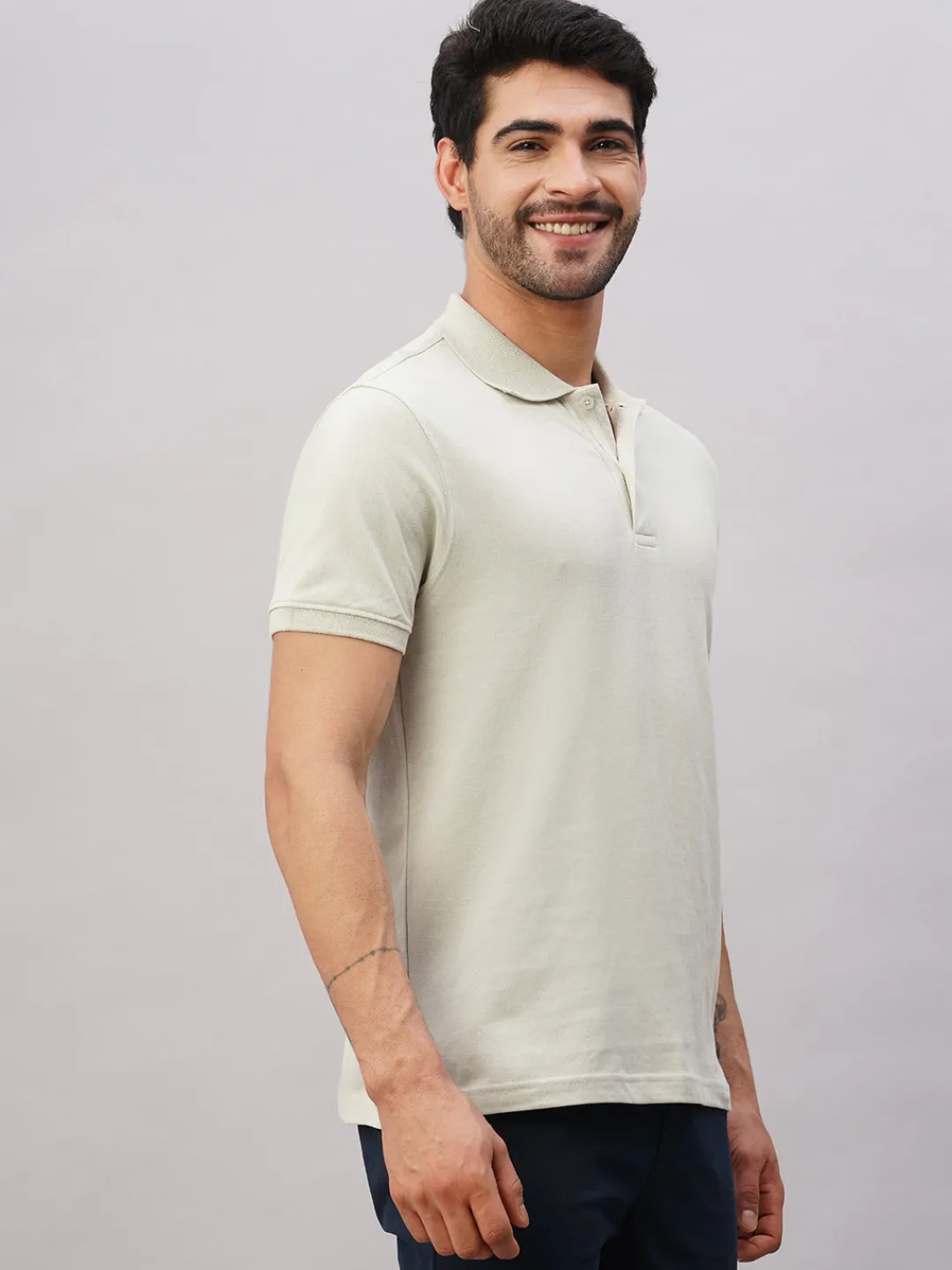 Cottonworld Regular Fit | Polo^Men's Cotton Regular Fit Tshirt