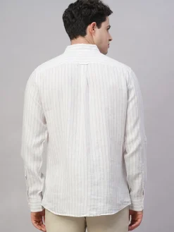 Women Cottonworld 100% Linen Shirts | 100% Linen Shirts^Men's 100% Linen Regular Fit Shirt
